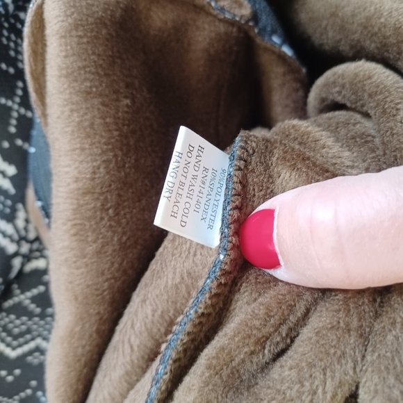 NEW! Lined Hoodie In Nordic Print 3975 - Picture 6 of 8